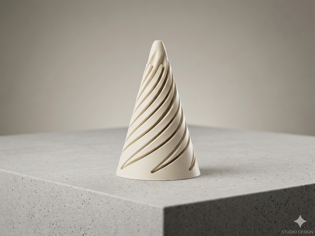 Spiral cone fidget toy