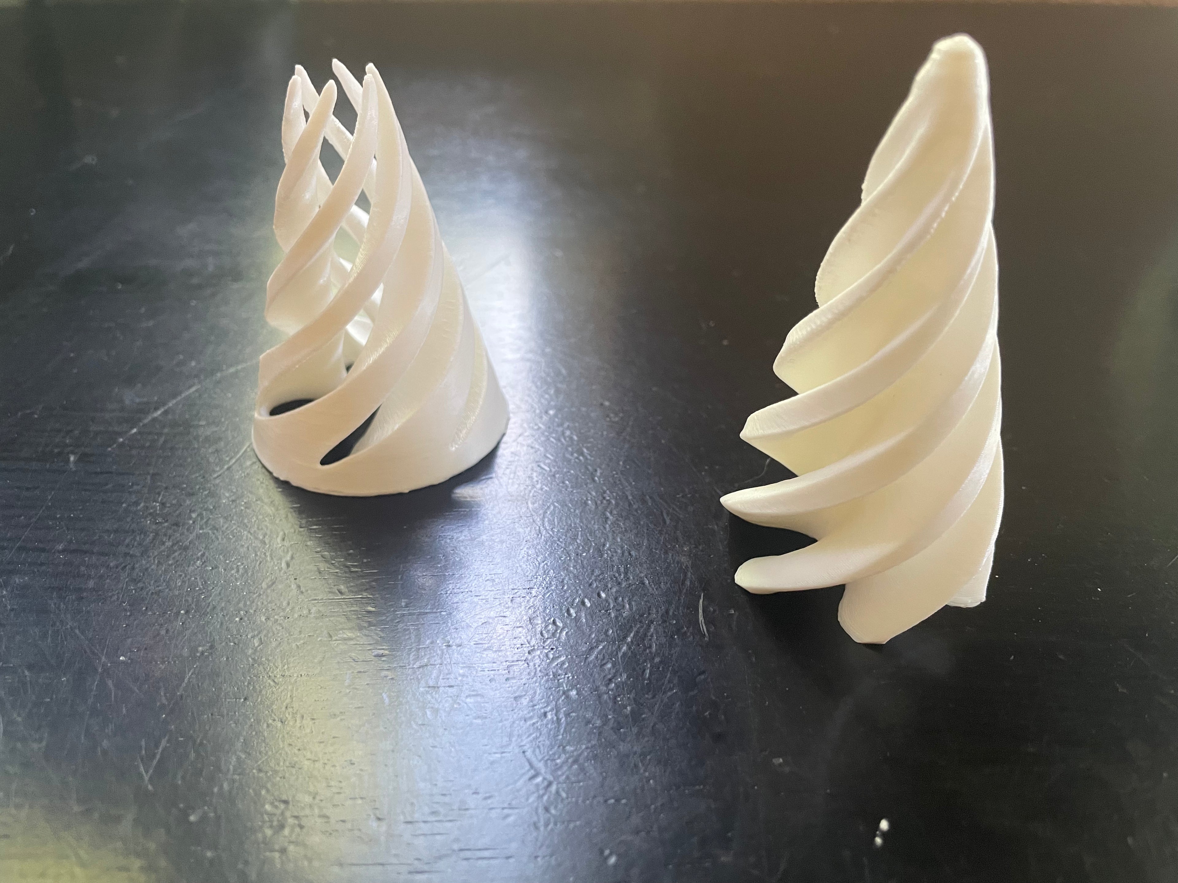Spiral cone fidget toy