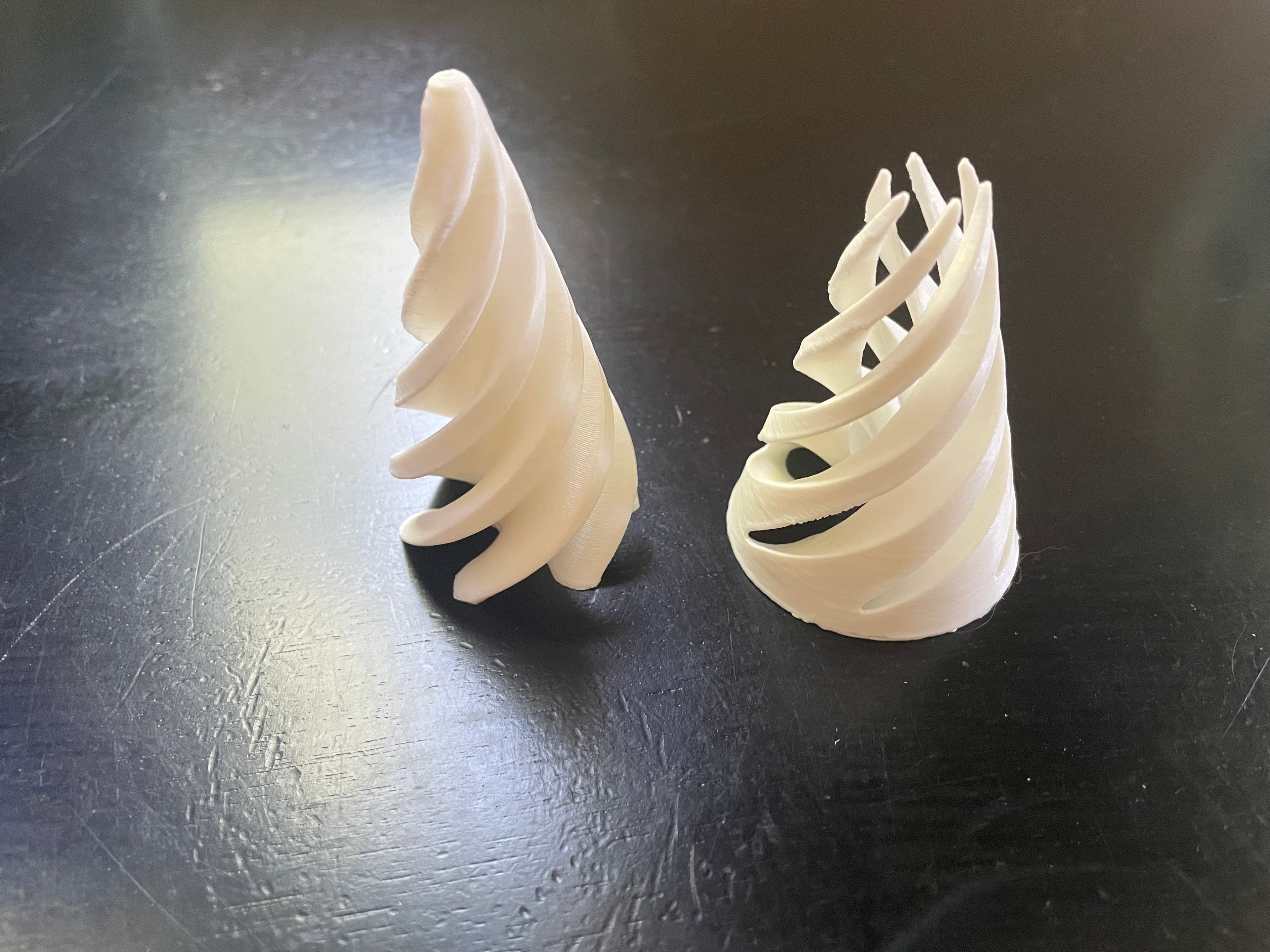 Spiral cone fidget toy