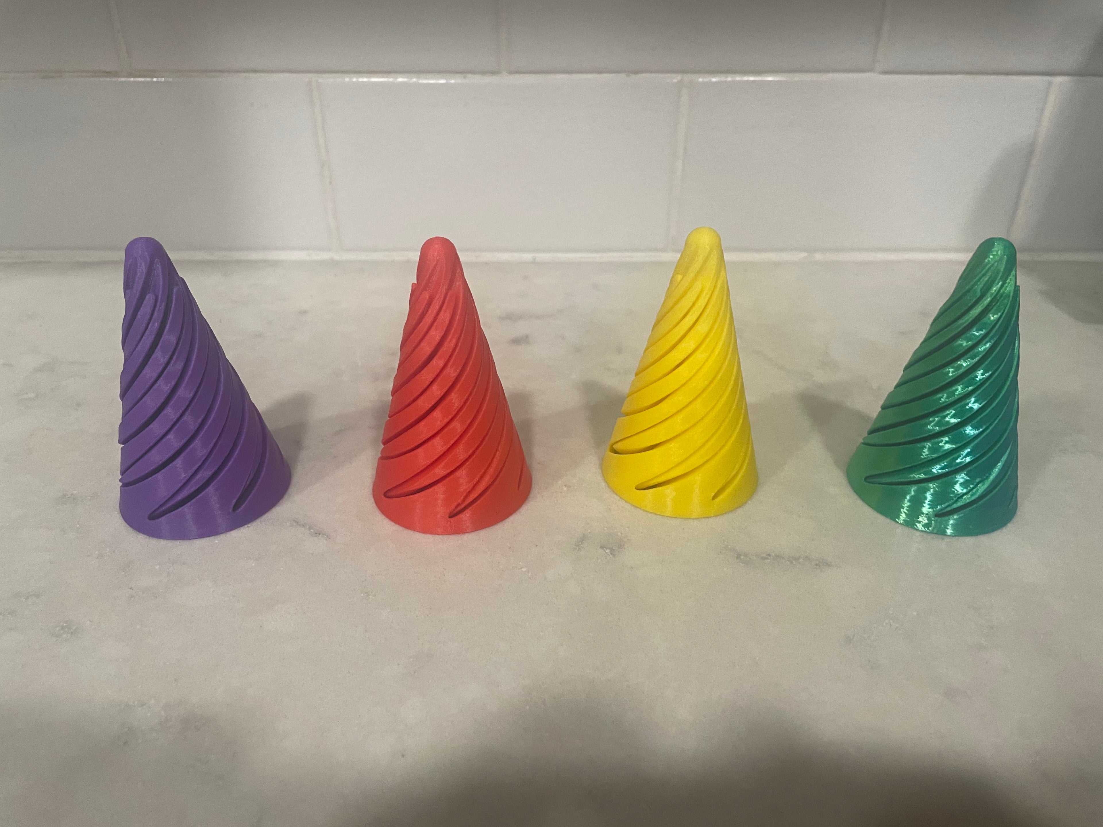 4 spiral fidget toy￼
